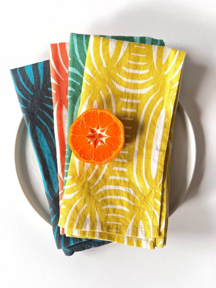 Summer Weave linen napkin, variety, SET OF 4 for wholesale by Leila Simon Hayes