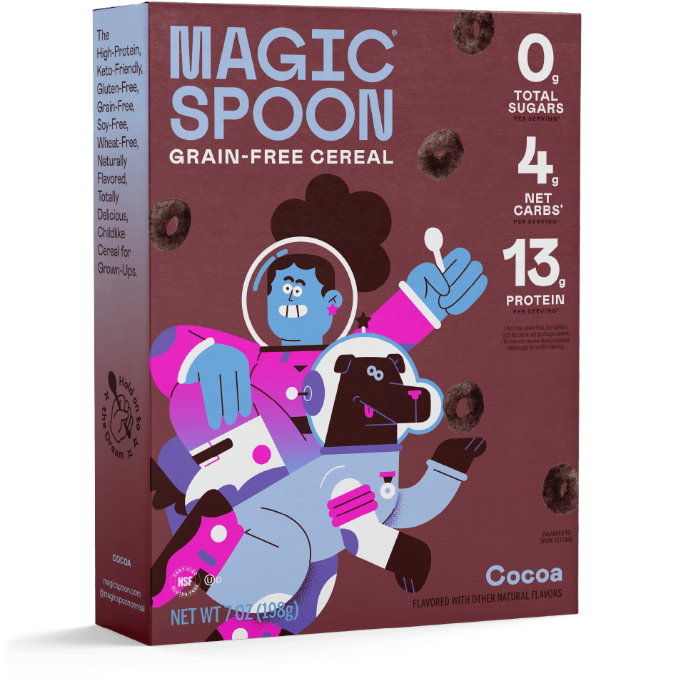 Magic Spoon - Wholesale Breakfast Cereal - Magic Spoon Cocoa High Protein Cereal (8 boxes)1