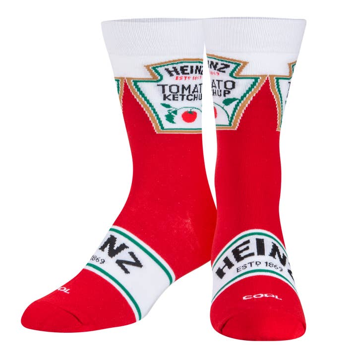 Cool Socks - Wholesale Socks - Unisex - Heinz Ketchup Socks