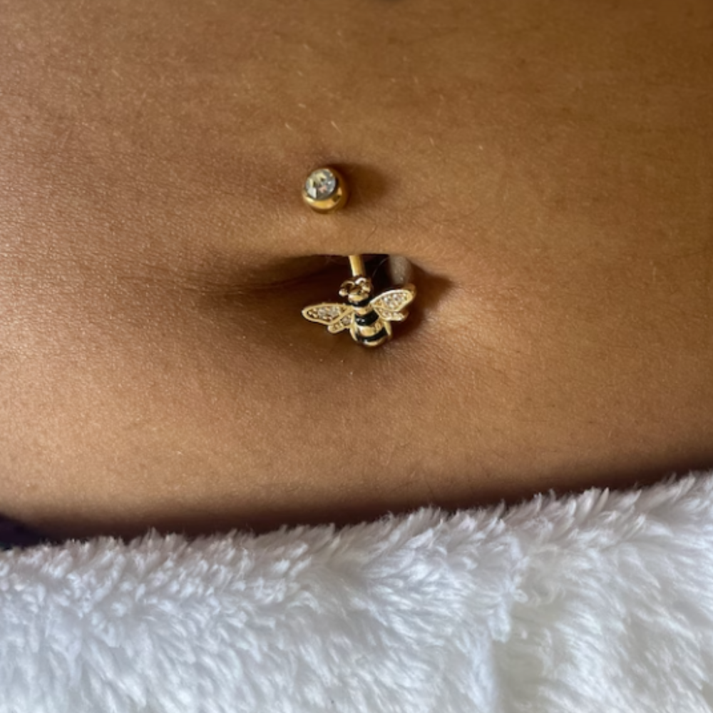 Ashlen - Wholesale Belly Ring - BELLY BUTTON BEE RING1