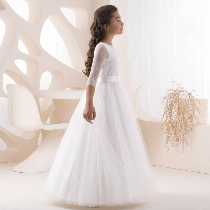 Beautiful dress for girls, communion dress, kids dress for wholesale by Bajabella