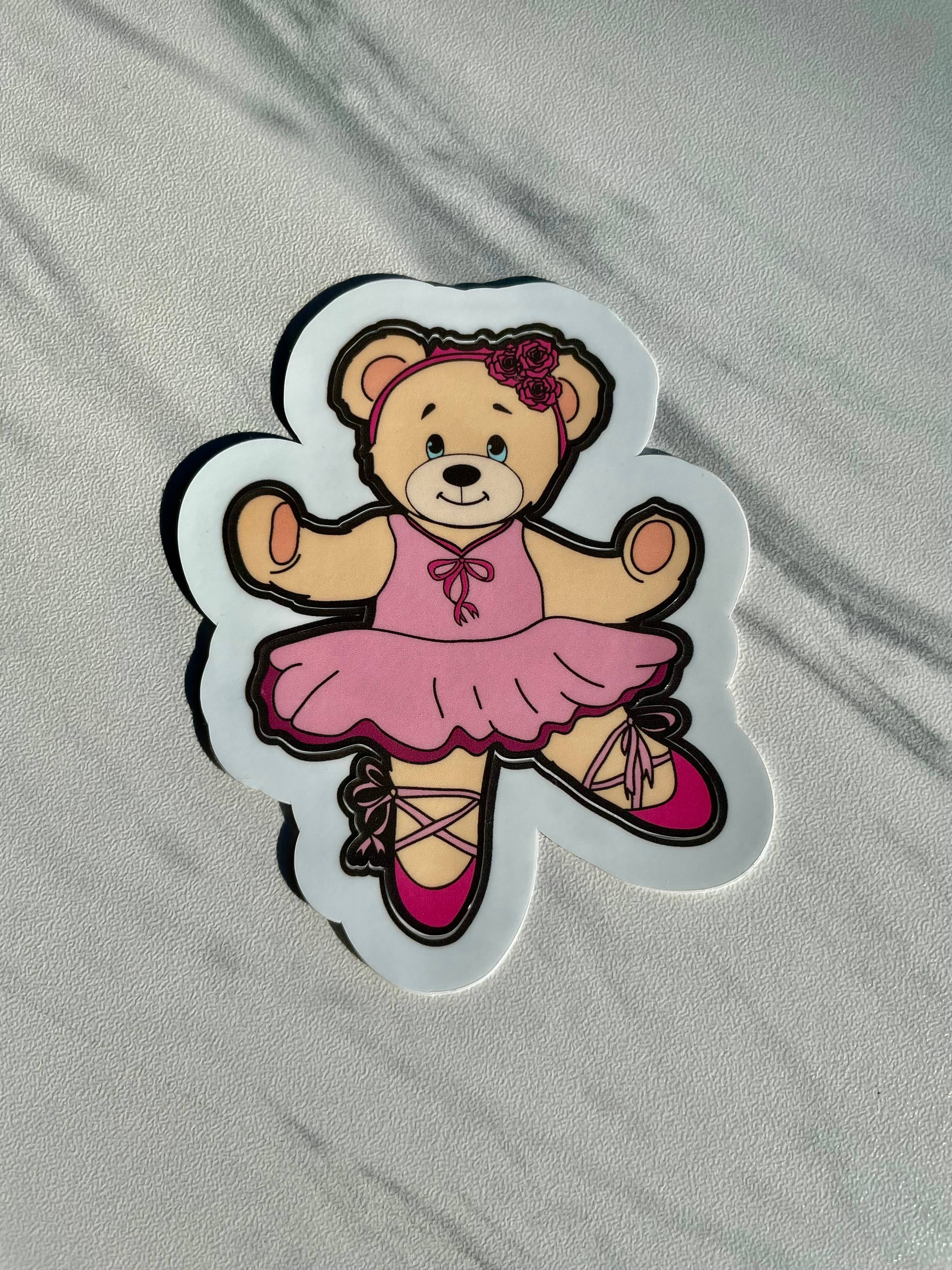 Denali & Co. – Großhandel Aufkleber – Teddybär Ballerina Tanzaufkleber, 6,3 x 7,6 cm1