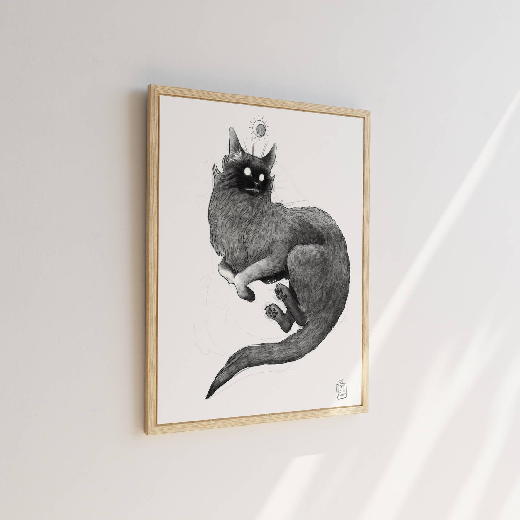 Cat Rocketship - Wholesale Art Print - Cat Spirit  - 8x10, 5x7 Print4