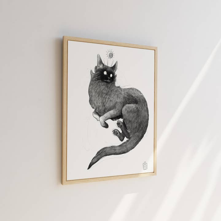 Cat Rocketship - Wholesale Art Print - Cat Spirit - 8x10, 5x7 Print4