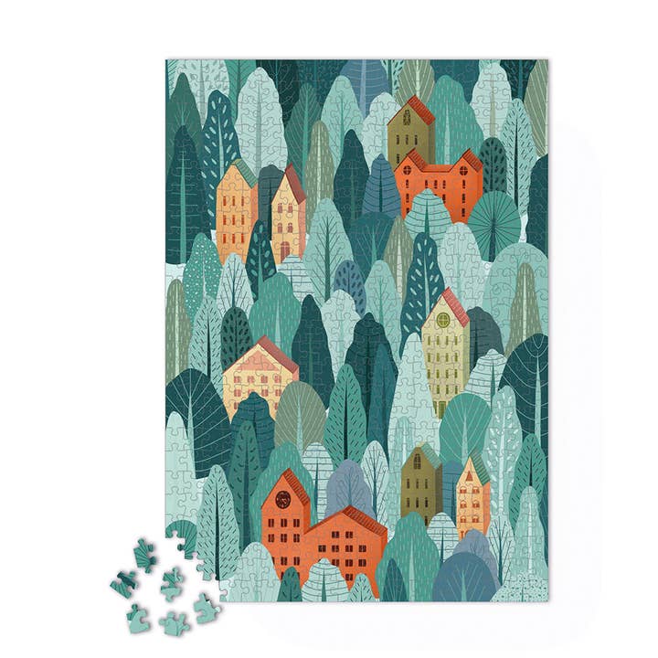 Vind i toppene puslespil 500 brikker for engroshandel hos Maison Joliette