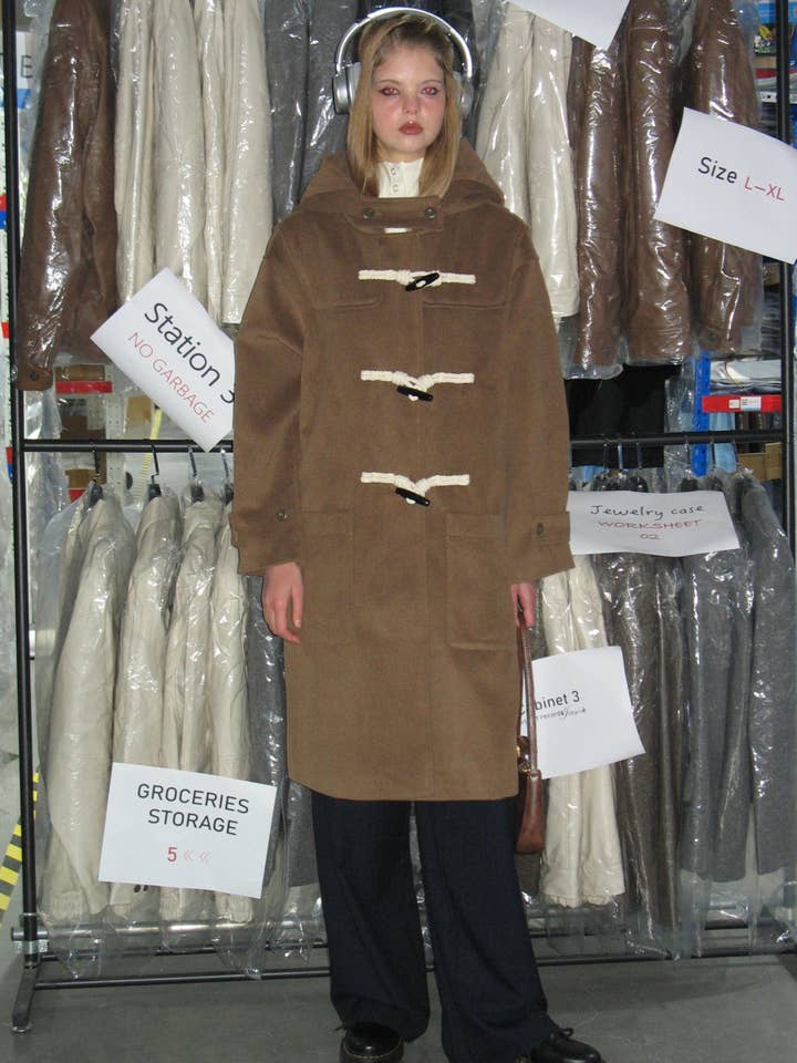 Manteau caban marron pour la vente par Prod Bldg