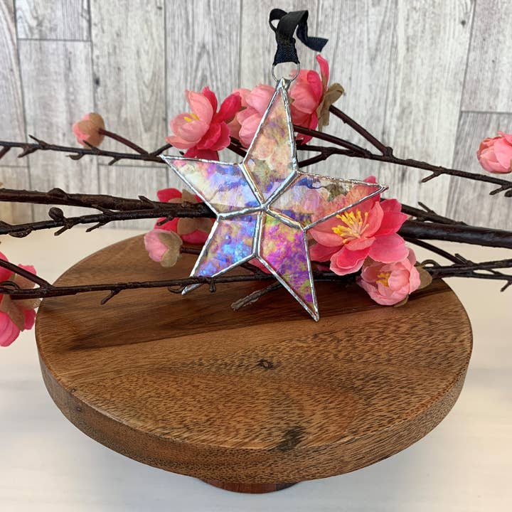 The Grandparent Gift Co. Inc. - Wholesale Ornament - Written in Stars Remembered Memorial Gift Glass Star 7727