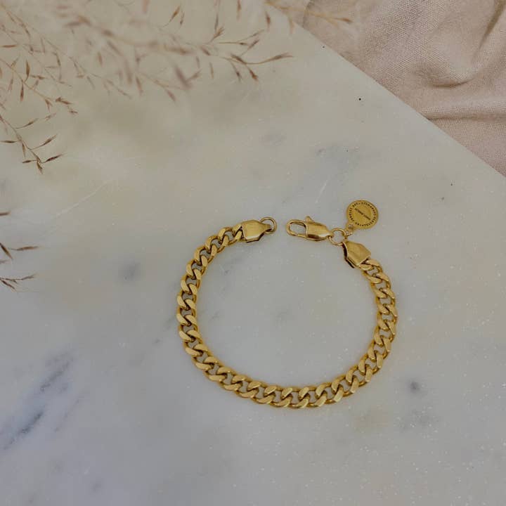 Amady Jewelry - Wholesale Link & Chain Bracelet - Gold filled 18k cuban chain bracelet layering jewelry5