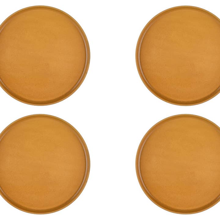 SCANDI Teller Ø27,5cm - 4 Stück - Ocker für den Großhandel von Björn