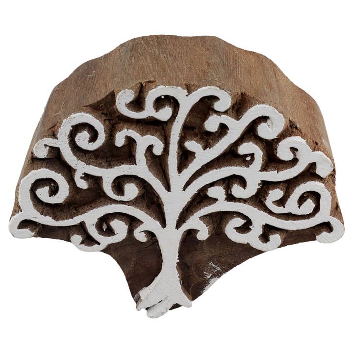 Stempel Træ Træ 6cm Livets træ Træstempel for engroshandel hos Tribal Trade GmbH