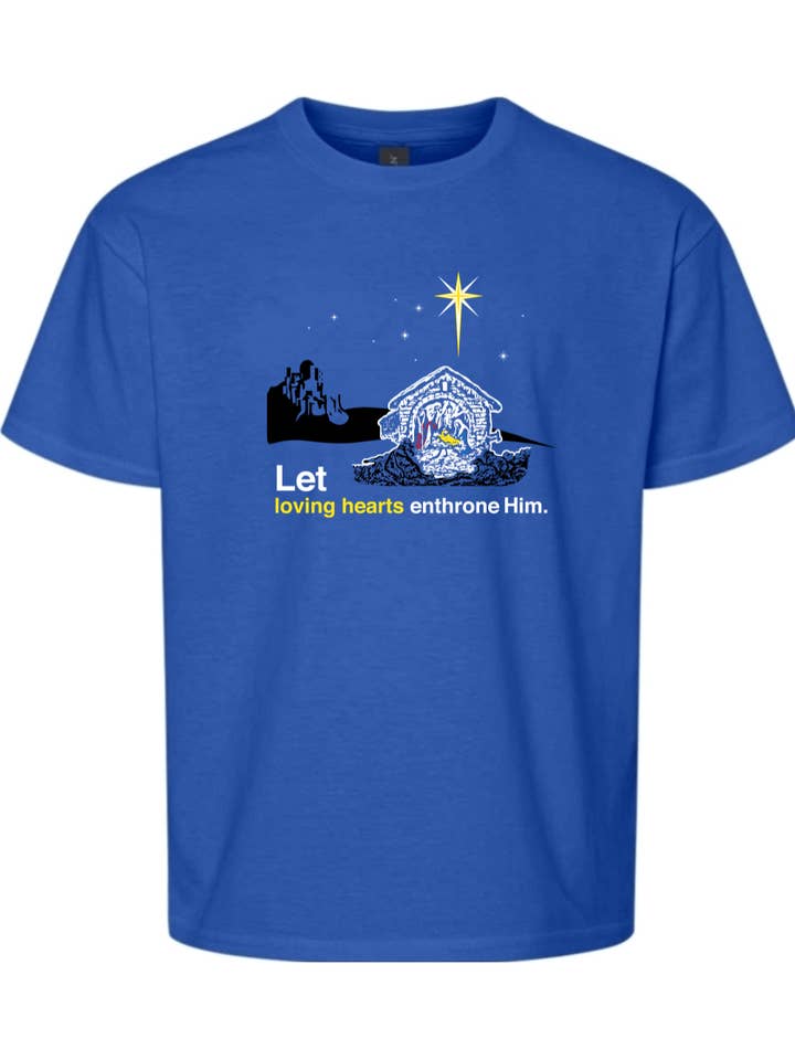 Holy Night - Christ's Nativity Youth T-Shirt for wholesale by Sock Religious