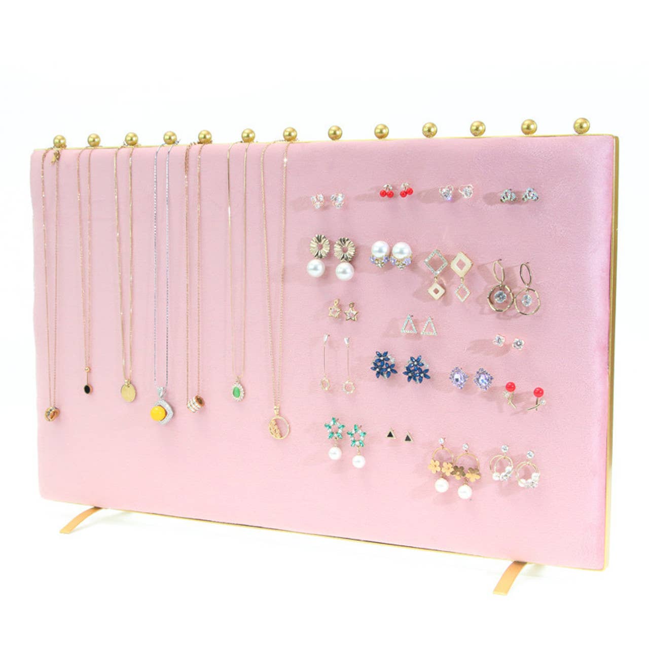 Zakka - Wholesale Jewelry Stand & Display - Large Double Sided Vintage Inspired Velvet Jewelry Display4