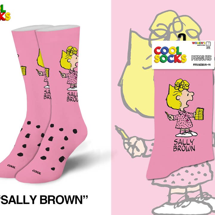 Sally Brown - Womens Crew Folded for wholesale by Cool Socks