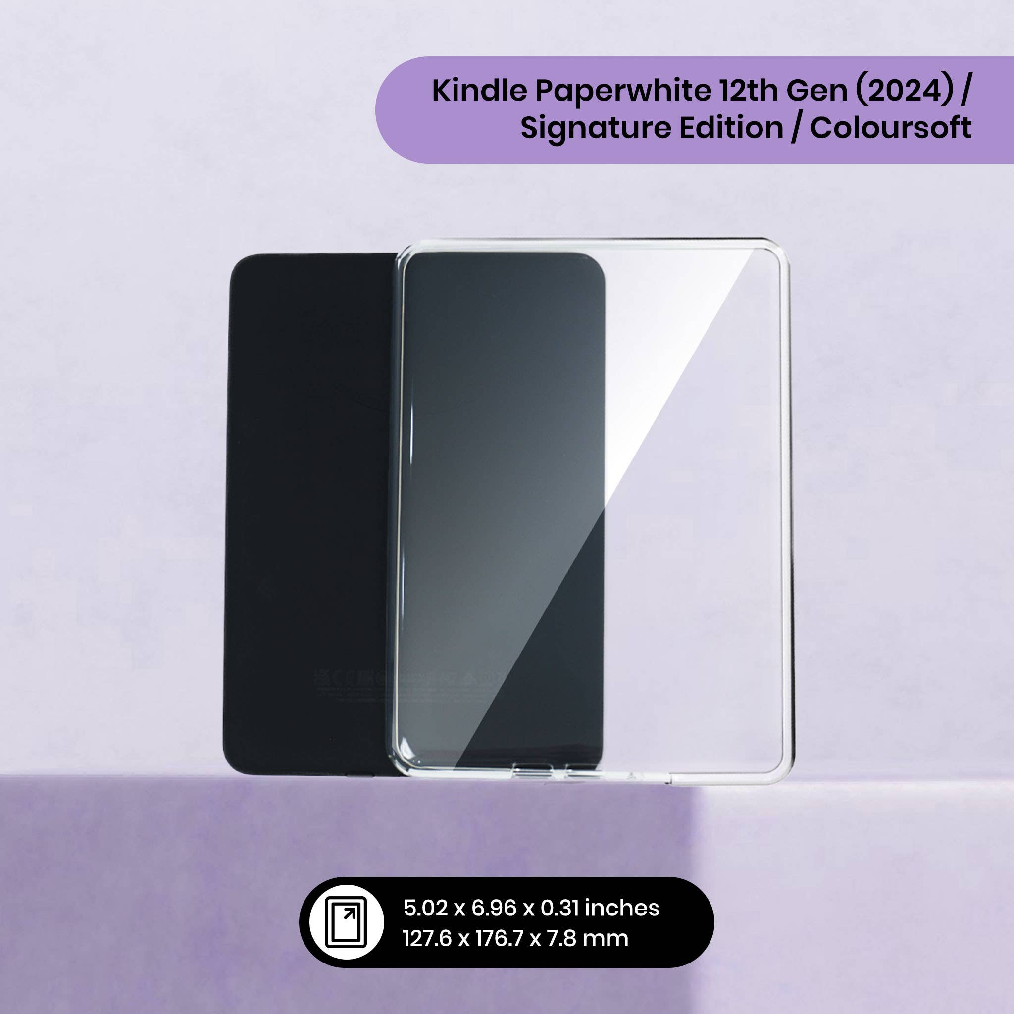 Strapsicle – wholesale Laptop/tablet case – Unisex – Clear Kindle Case2