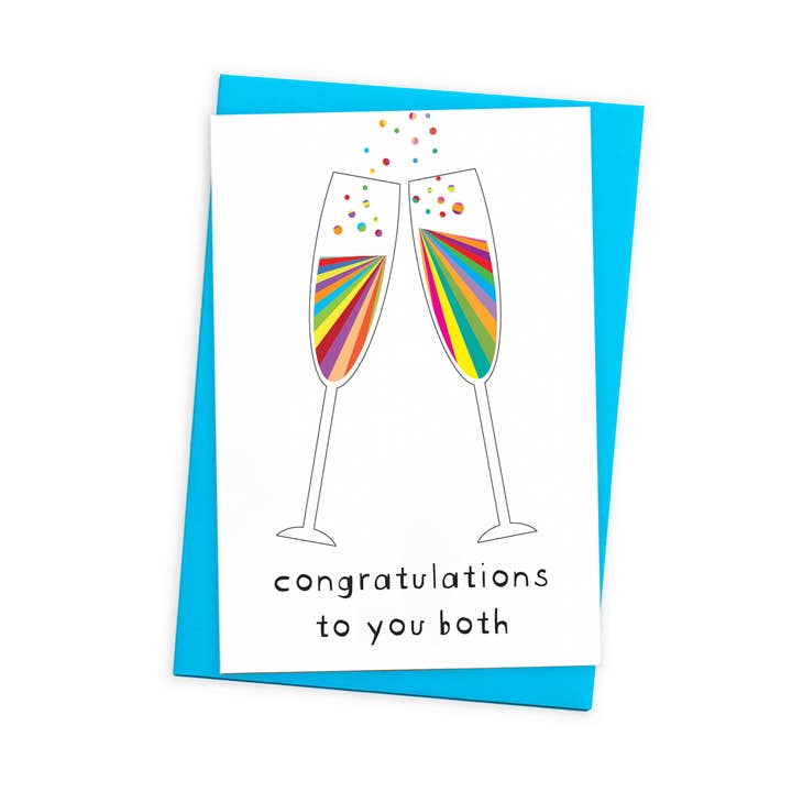 Congratulations to you Both Congratulations Card for wholesale by size3art
