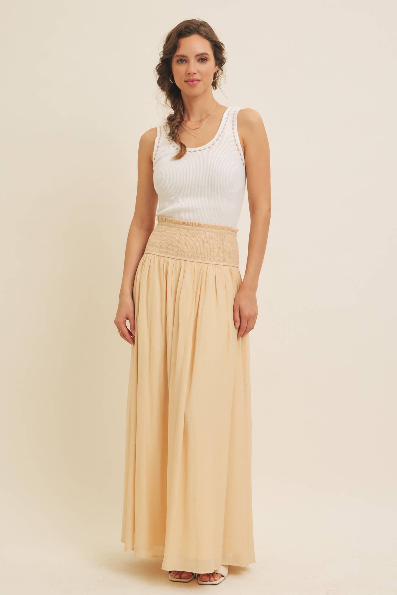 in february - Wholesale Knit Sweater - Women's - EVERYDAY SOFT CONTRAST STITCH LUXE SWEATER TANK14