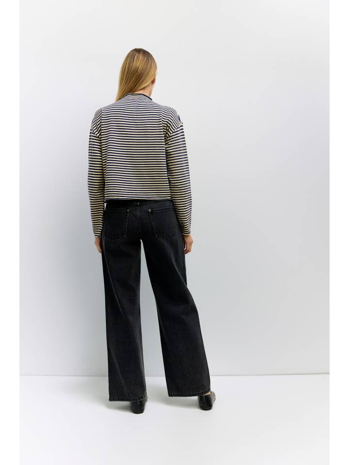 MOD REF - Wholesale Cardigan - Women's - The Elisa Cardigan | Striped Button-Down Cardigan16