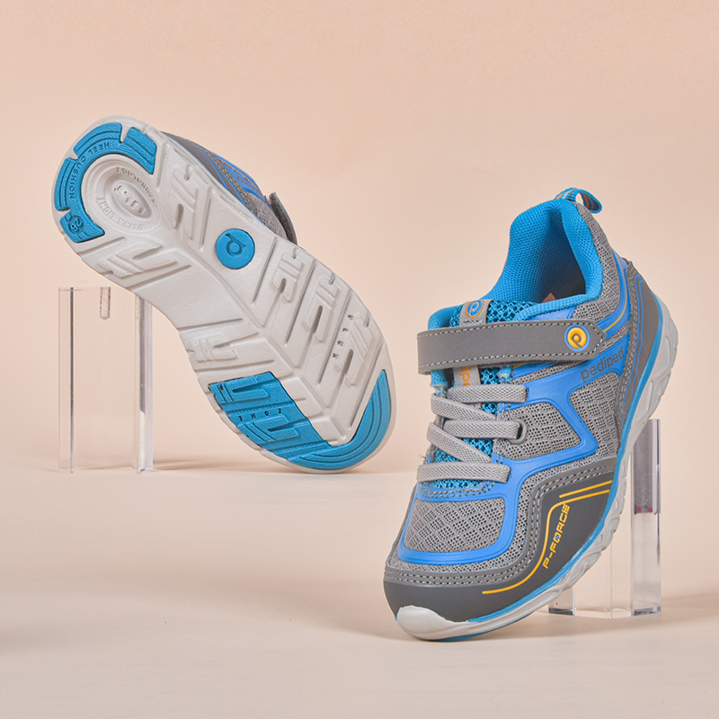 pediped footwear - Wholesale Athletic Sneakers - Kids - Force - Flex® | Grey/Blue3