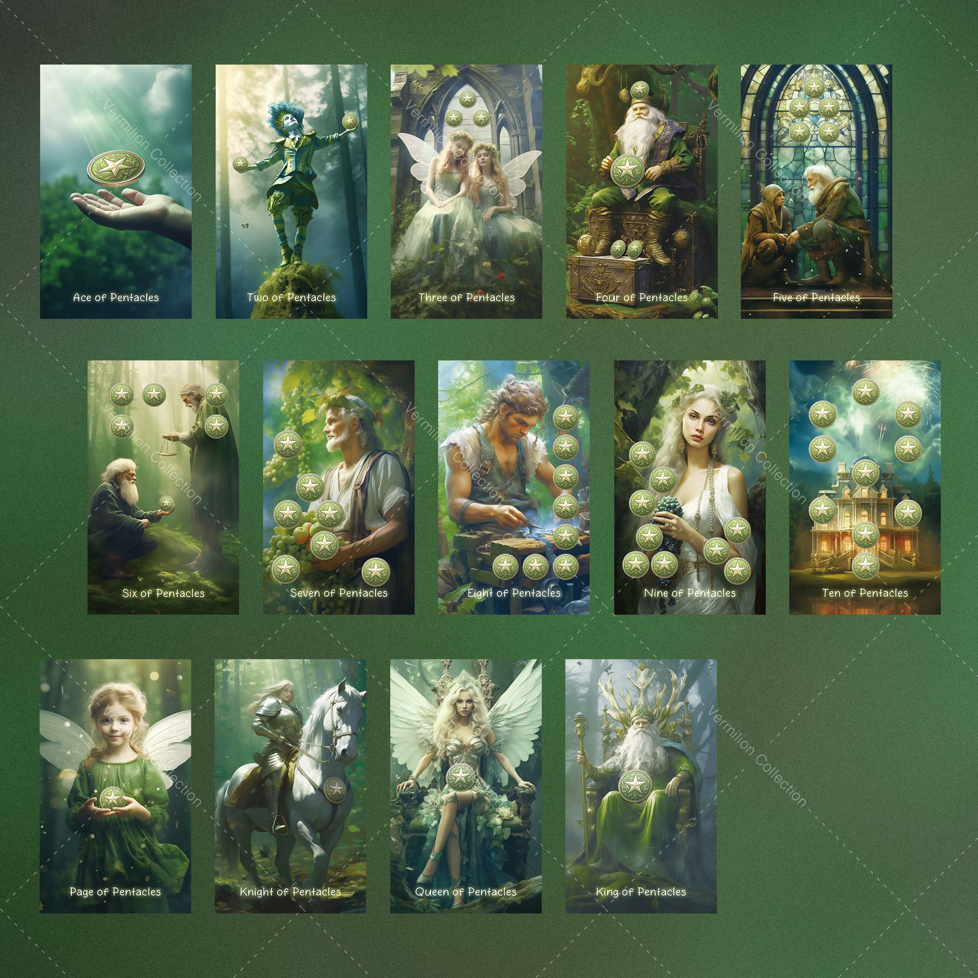 Vermilion Collection - Wholesale Tarot/Oracle Card - Forest Spirit Tarot13