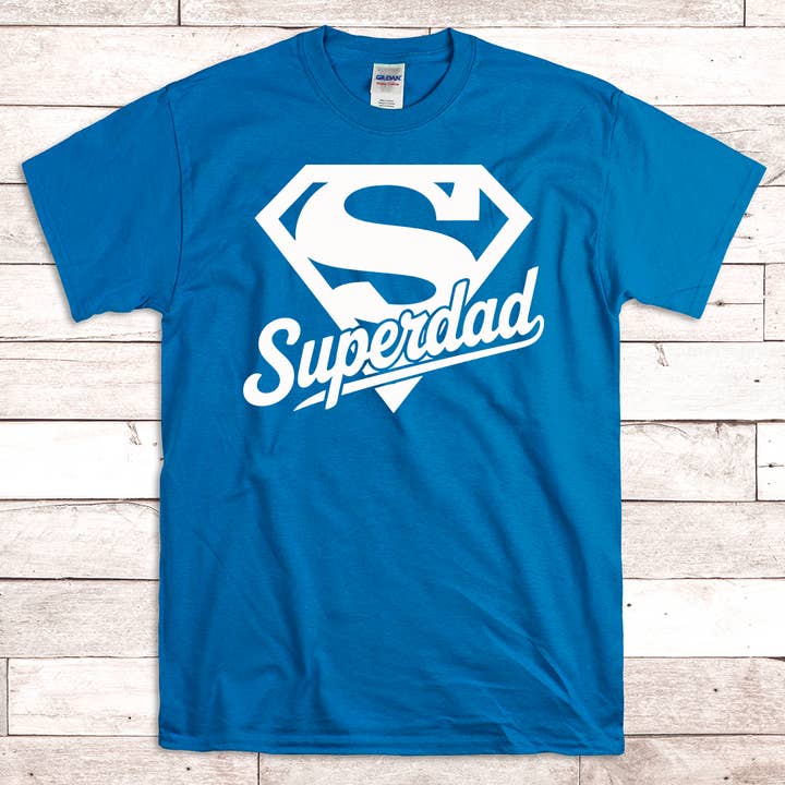 Superdad Superman Father's Day Dad Shirt for wholesale by Sweet Tees