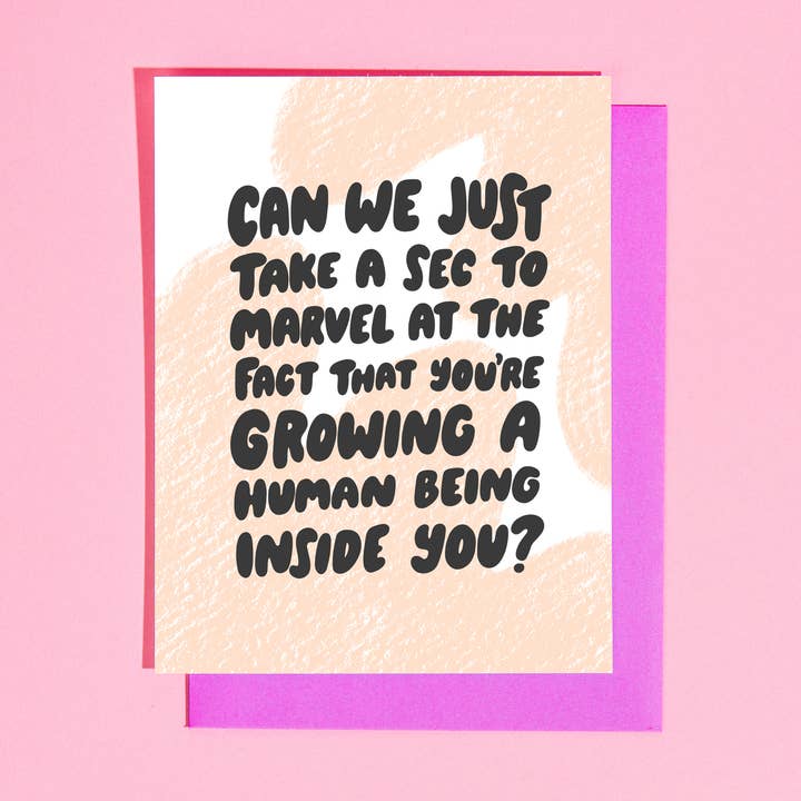 Carte pour bébé A Sec to Marvel - VERSION MISE À JOUR DISPONIBLE DISCONTINUÉE pour la vente par Your Gal Kiwi