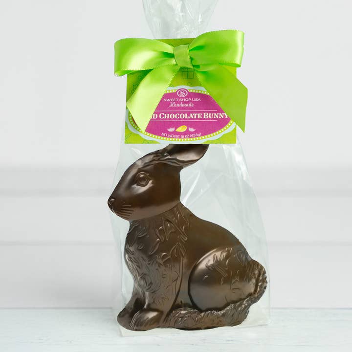4.5oz Solid Milk Chocolate Easter Bunny for wholesale by Sweet Shop USA