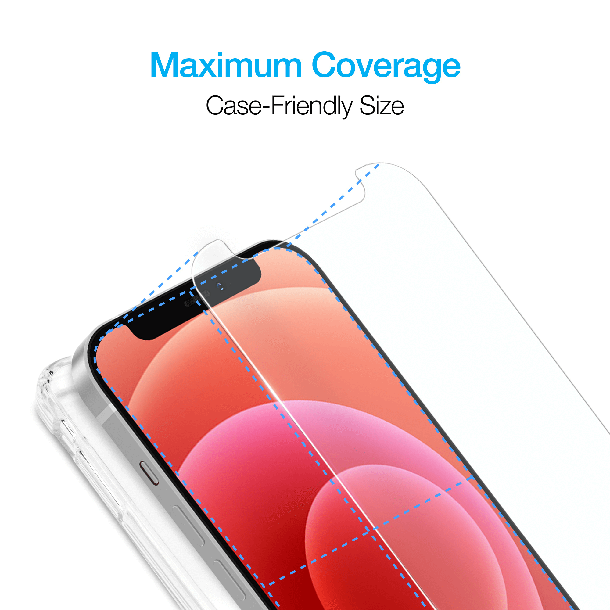 JupiterGear Home – Protetor de ecrã de tablet por atacado – Conjunto de 25 peças de Vidro Temperado Naztech IntelliShield HD para iPhone7