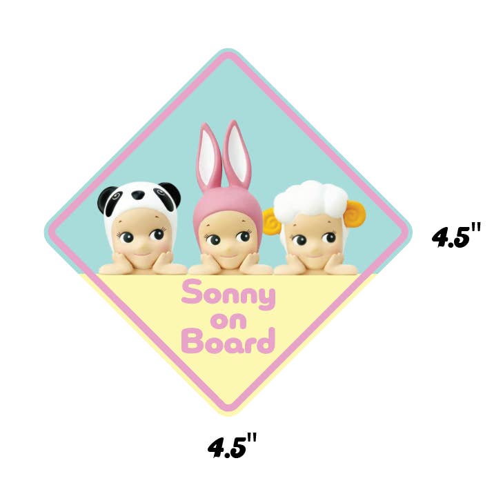 Studio Nena - Wholesale Sticker - Sonny's on Board Sonny Angel Car Bike Bumper Sticker Decal 1