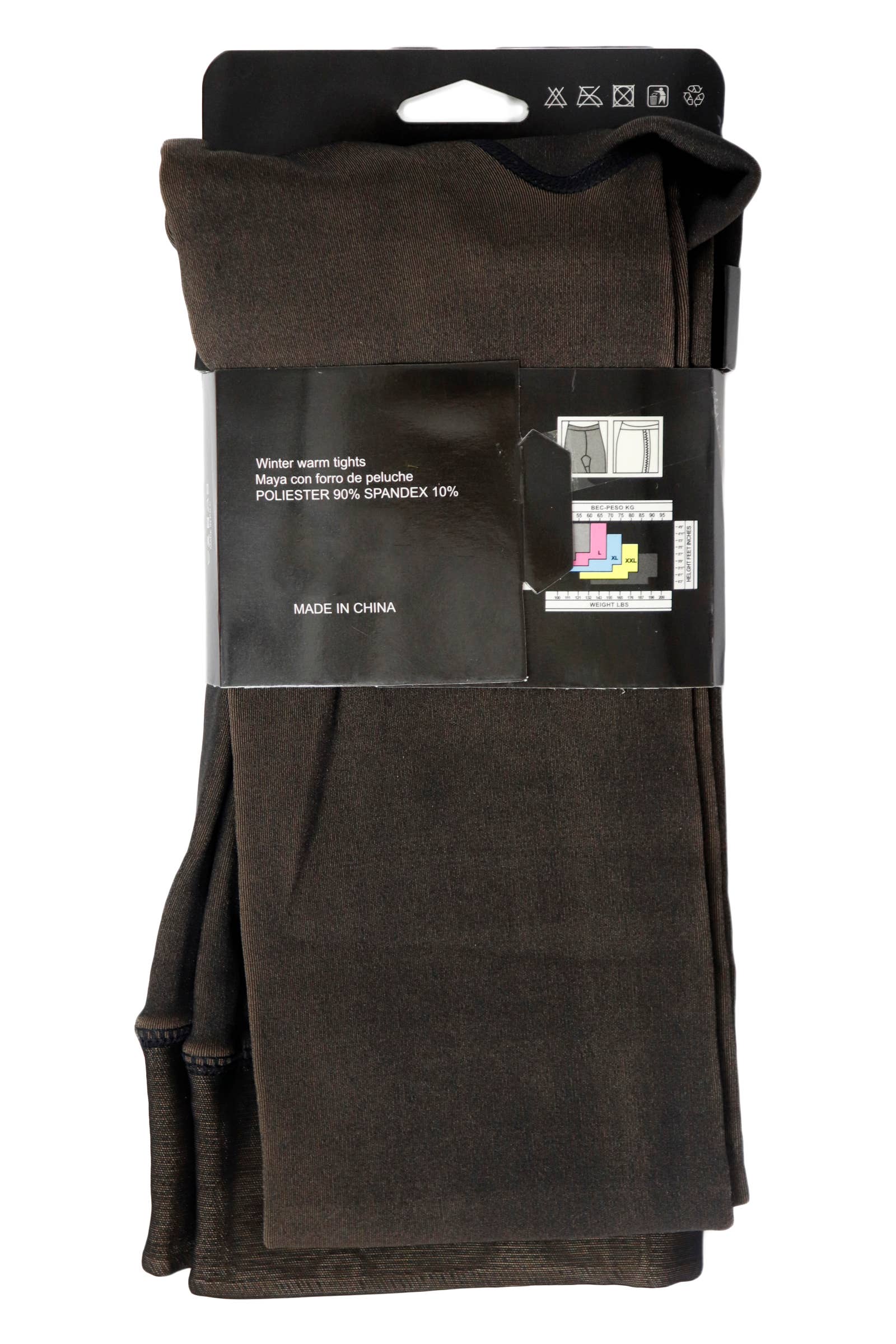 Cap Zone - Wholesale Tights - Women's - Women's Fake Sheer Fleece Lined Pantyhose Tights7