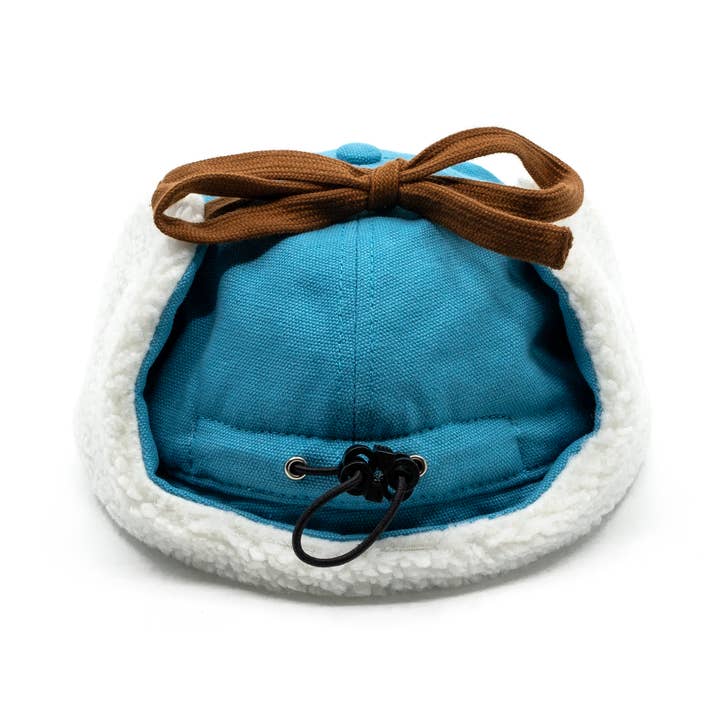 Hand und Feuer - Wholesale Baseball Cap - Kids - Schlawiner Winter Cap (for Kids 4-8 Years) - Light Blue Canvas3