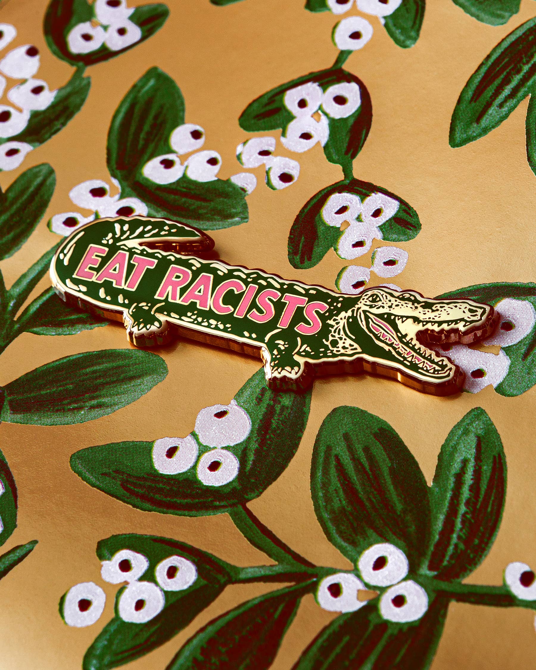 Lost Lust Supply - Wholesale Lapel Pin/Button - Eat Racists Pin by Emily Miller2