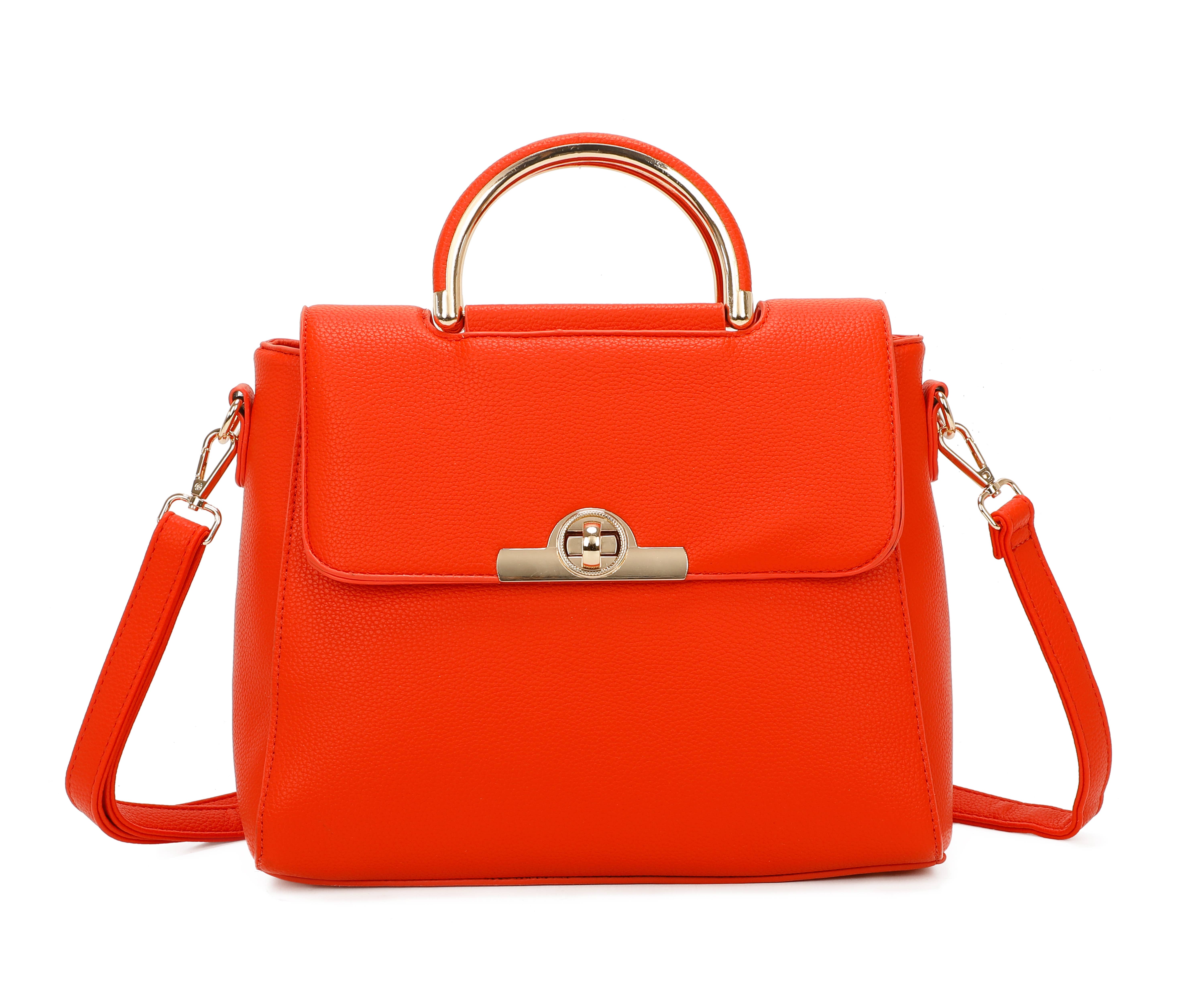 Superbia - Wholesale Top Handle Bag - Women's - Superbia Medium Size Front Clasp Opening Top Handle Bag  1