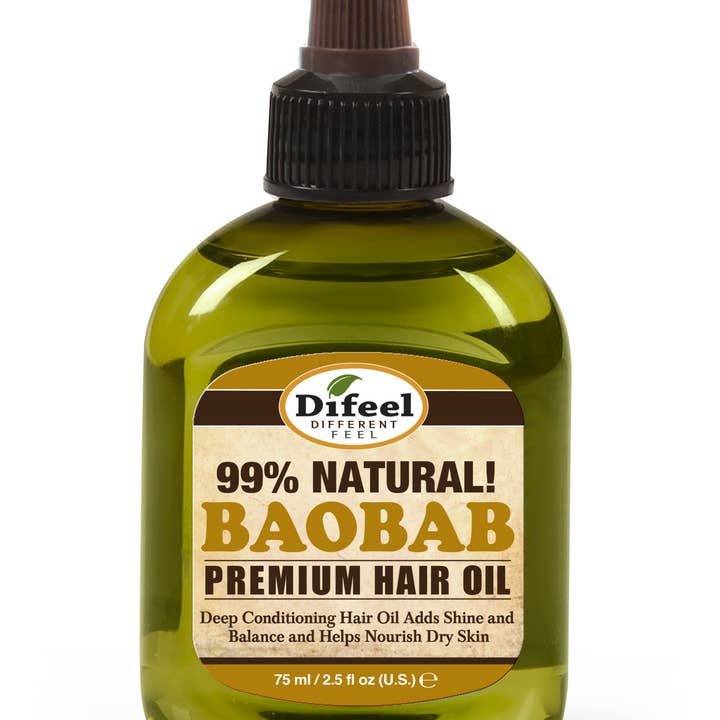 Difeel - Wholesale Hair Oil - Difeel Premium Natural Hair Oil - Baobab Oil 2.5 oz.