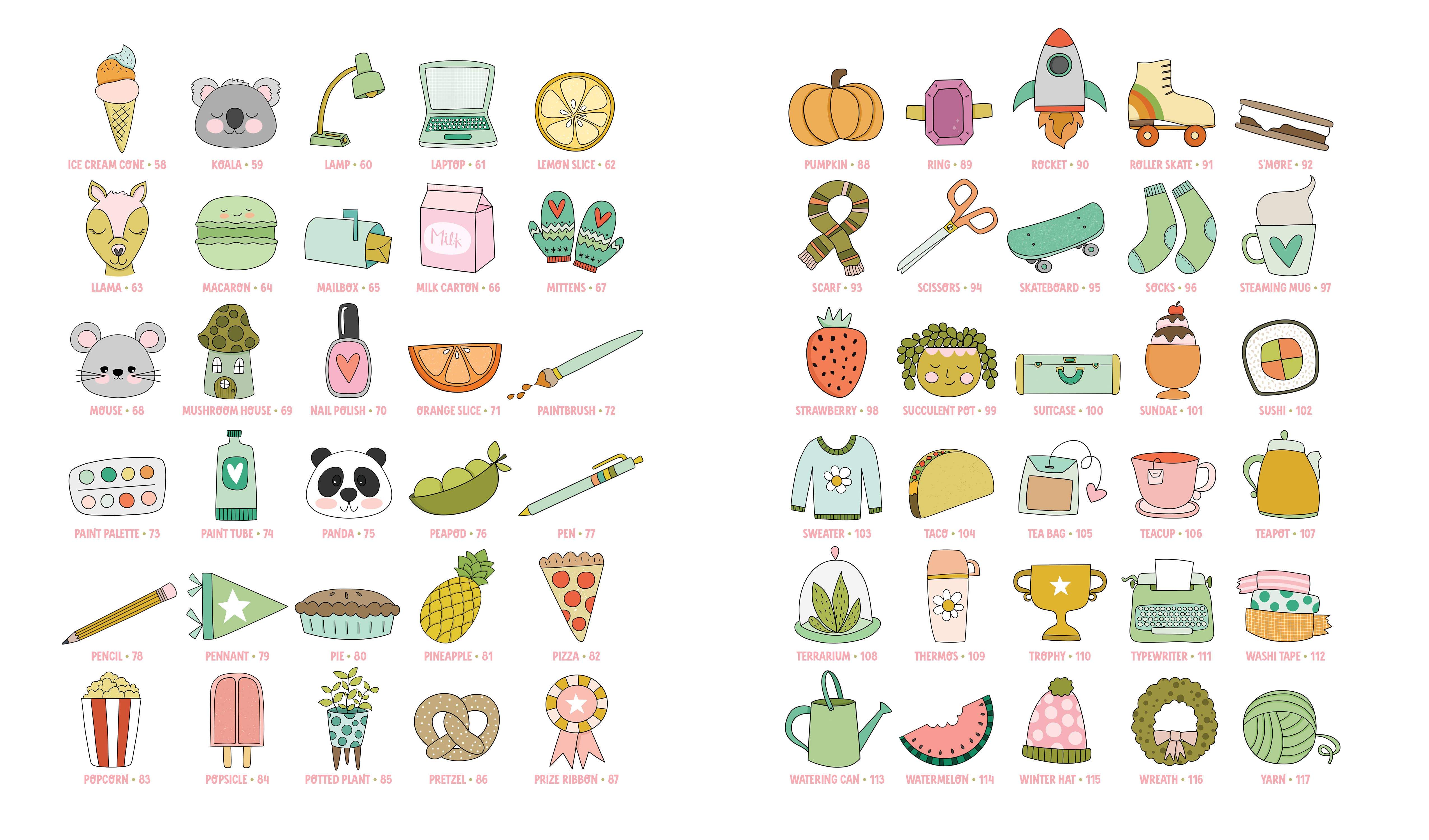 Better Day Books - Wholesale Crafts, Hobbies & DIY - KindKids Let's Draw Cute Stuff: 100 Simple Drawing Lessons3