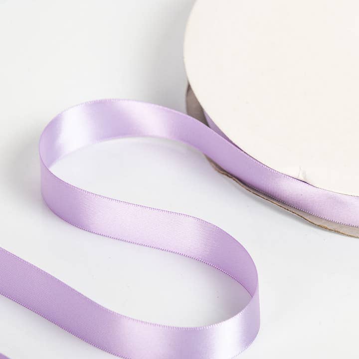 Little Ribbon Shop - Wholesale Ribbon - Gift Wrapping - Lilac 278 Double Faced Satin Ribbon 100-Yard Roll1