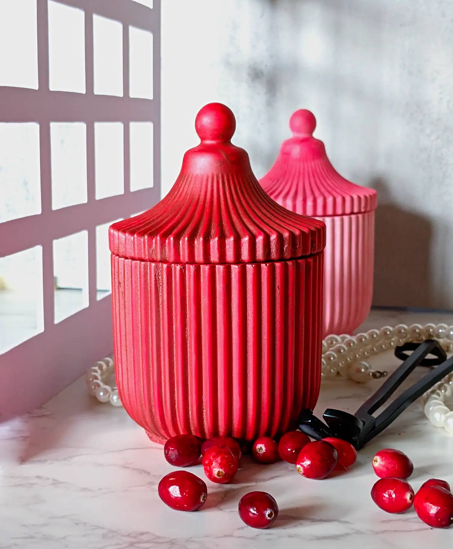 REMOVED BRAND – Engroshandel Glaslys – RØDHÆTTES STEMNING | Kokosvokslys | Frasiergran og Æble