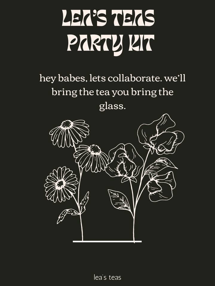tea party kit for wholesale by lea's teas