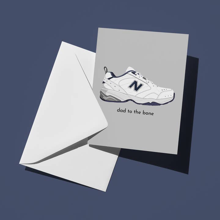 Dad to the Bone Greeting Card for wholesale by Hi From Studio