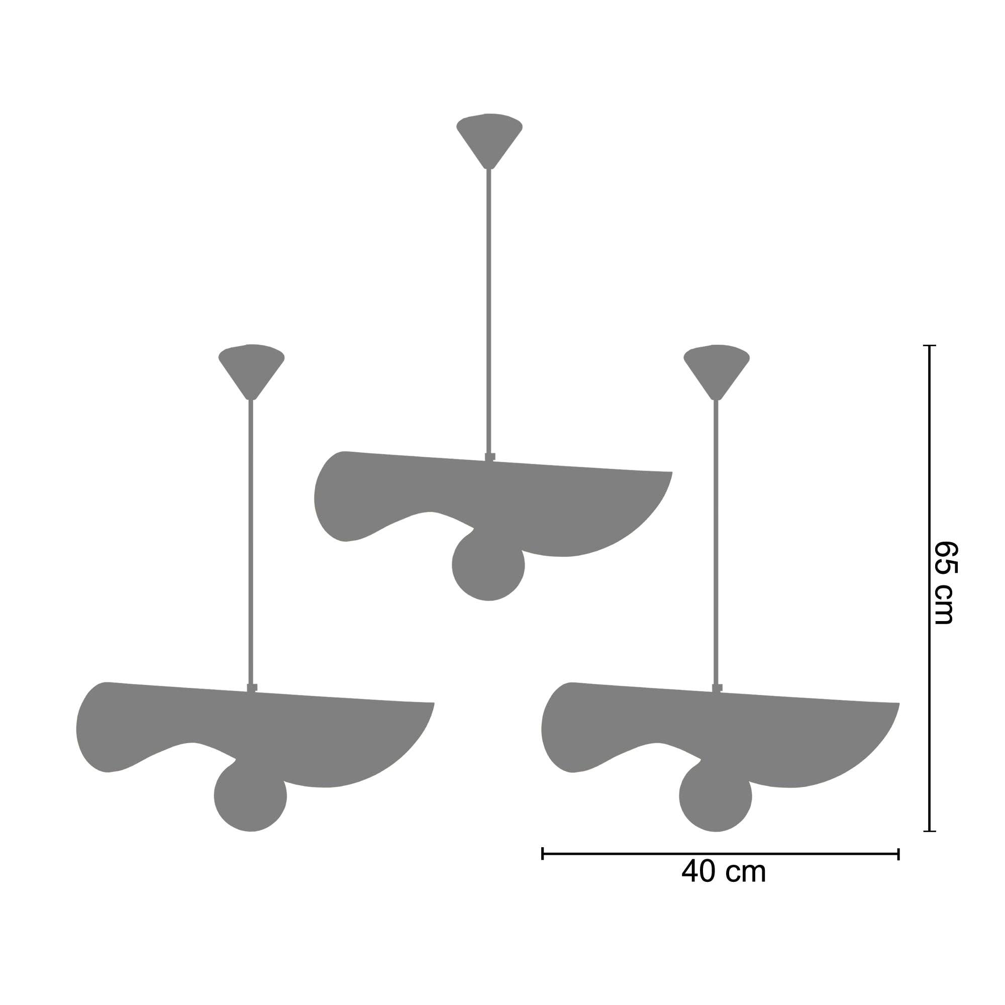 Tosel Shop - Wholesale Chandelier/Hanging Light - MADAME-LOT 3 - Suspension Green Metal Ladies' Hat1