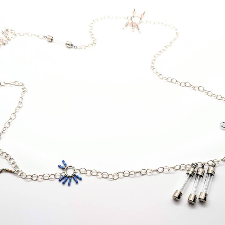 Amy Pfaffman Jewelry - Wholesale Pendant/Charm Necklace - Electronics sampler necklace1