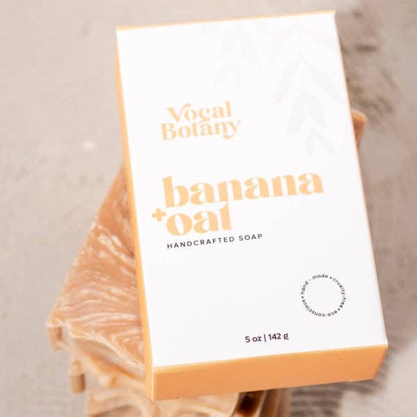 Vocal Botany Tvålstång - Banan+Havre för wholesale av The Dutch Minimalist