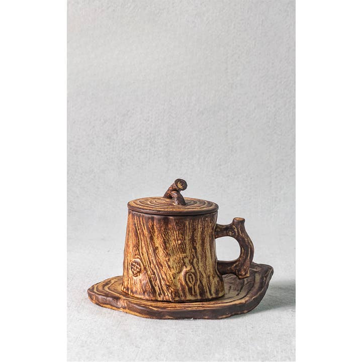 Gohobi (We cover U.S. import duties) – wholesale Coffee mug – Gohobi Handmade Tree Trunk Coffee Cup Mug6