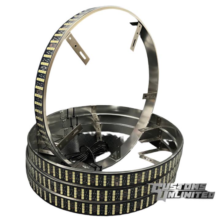 PistonTwistin LLC - Wholesale Car Decorative Charm - Unisex - QUAD ROW ULTRA HIGH INTENSITY WHEEL LIGHTS