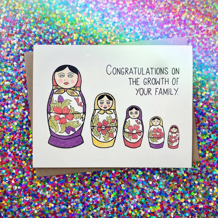 Carte Nesting Poupées pour Bébé pour la vente par Chateau Blanche