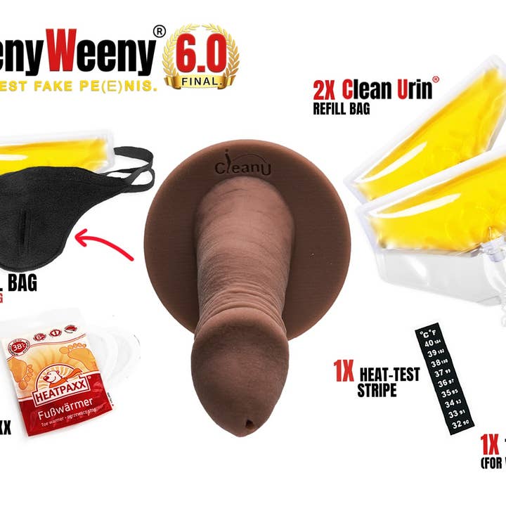 CleanU - Wholesale Prank/Gag Gift - Screeny Weeny 6.0 - Latin/Brown - circ.4