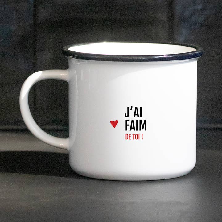 I'm hungry for you/ Valentine's Day mug for wholesale by Bibiche fait son Cirque