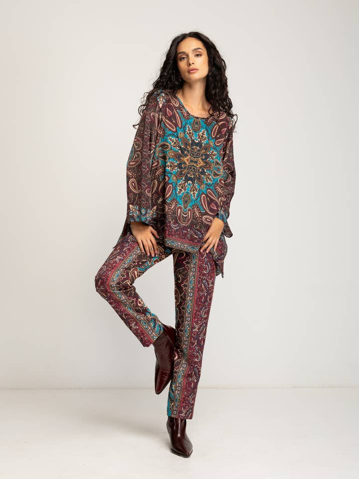 Nalira Paisley-Hose für den Großhandel von NIZA