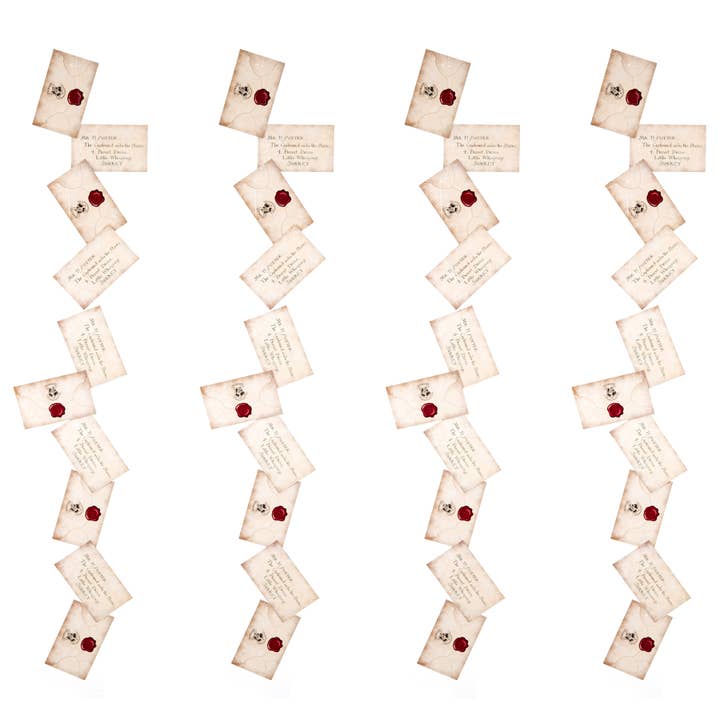 Conquest Journals - Wholesale Banner - Harry Potter Floating Hogwarts Acceptance Letters (40-Piece)2