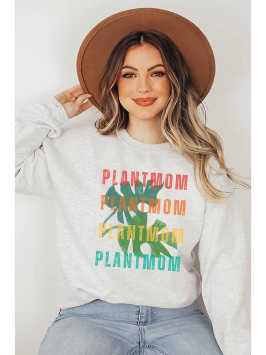 Wildberry Waves - Vendita all'ingrosso Felpa stampata - Donna - Felpa Plant Mom