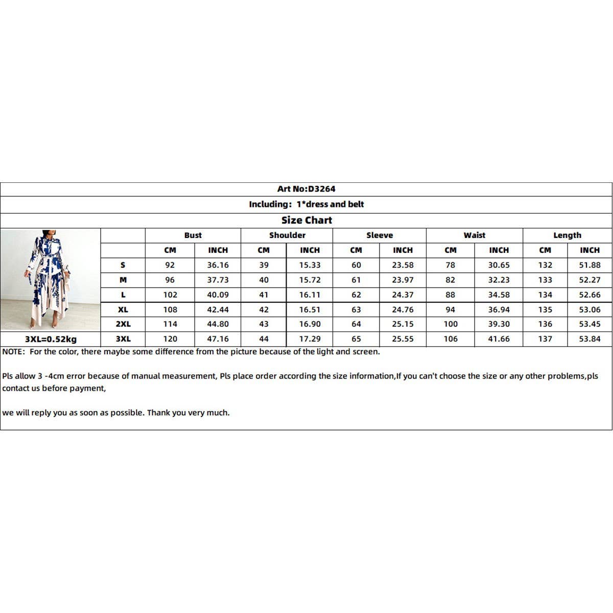 ACCITY - Wholesale Dress - Women's - TEMPERAMENT PRINTED IRREGULAR LAPEL DRESS_CWDMD36552